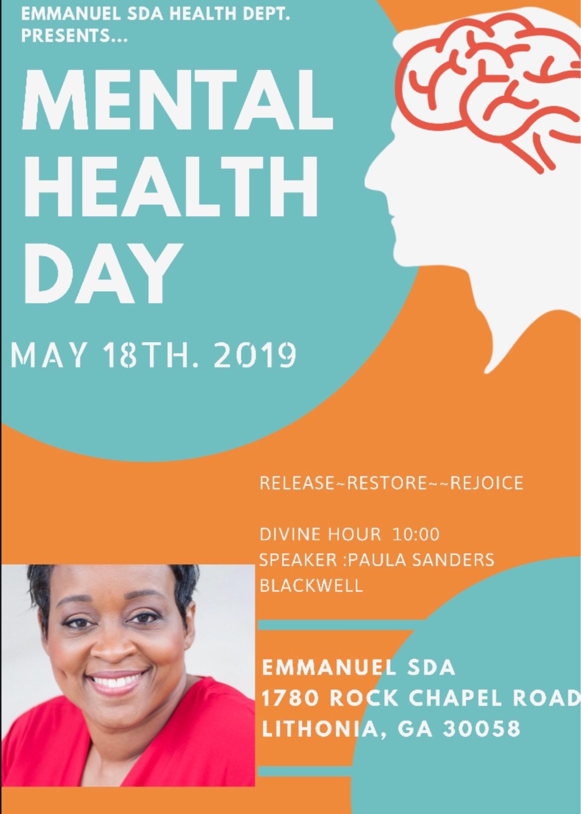 Mental Health Day EmmanuelSDALive